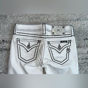 Miss Me White Jeans